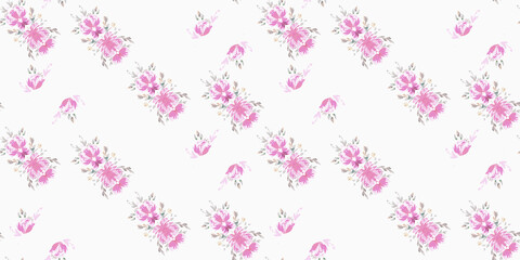 Vintage flower native pattern. Abstract ornate bohemian element. Folk american flowers. Print flower.