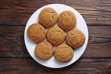 Homemade oatmeal cookies