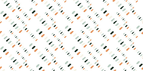 Seamless hand drawn geometric pattern with national striped color background. Repeatable Design. Abstract Vector hand drawn element.