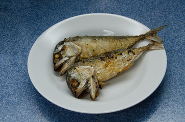 fried fish on a plate