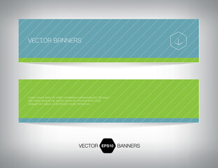 horizontal web banner design with subtle geometric background