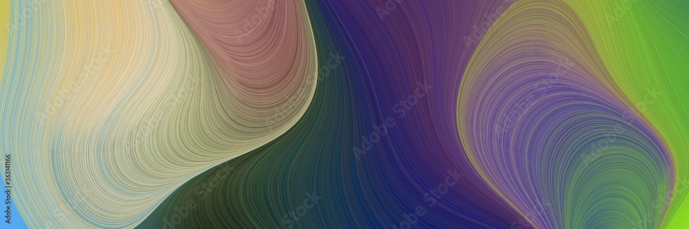 Poster abstract artistic backdrop with lines and dark slate gray, tan and dark sea green colors. can be use