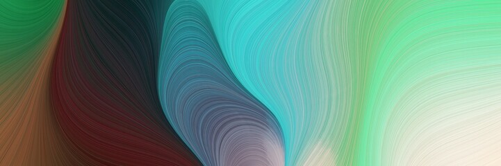 abstract artistic background graphic with lines and dark slate gray, medium aqua marine and light gray colors. can be used as texture, background or banner