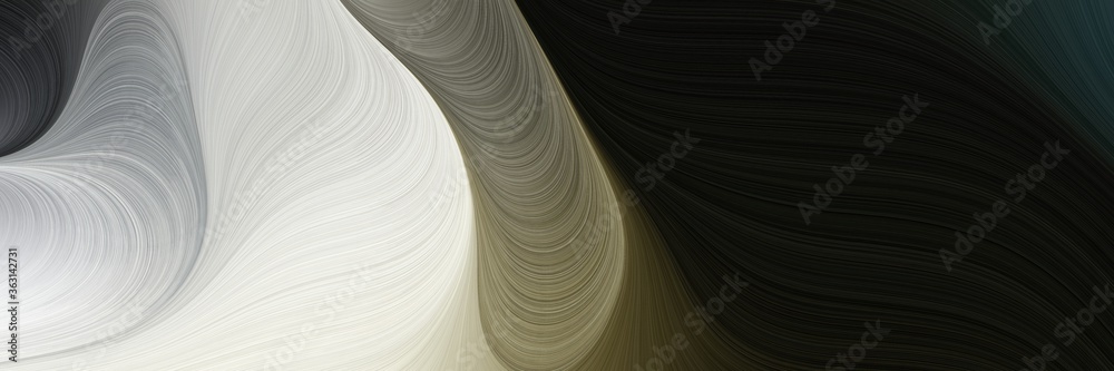 Poster abstract colorful background with lines and light gray, very dark green and gray gray colors. can be