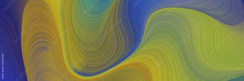 Poster abstract artistic art backdrop with lines and pastel brown, dark slate blue and dim gray colors. can