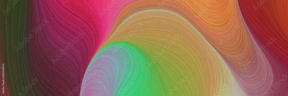 Poster abstract colorful backdrop with lines and pastel brown, dark slate gray and dark moderate pink color