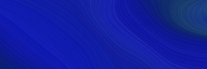 abstract artistic art backdrop with lines and dark blue, midnight blue and teal blue colors. can be used as card, banner or header