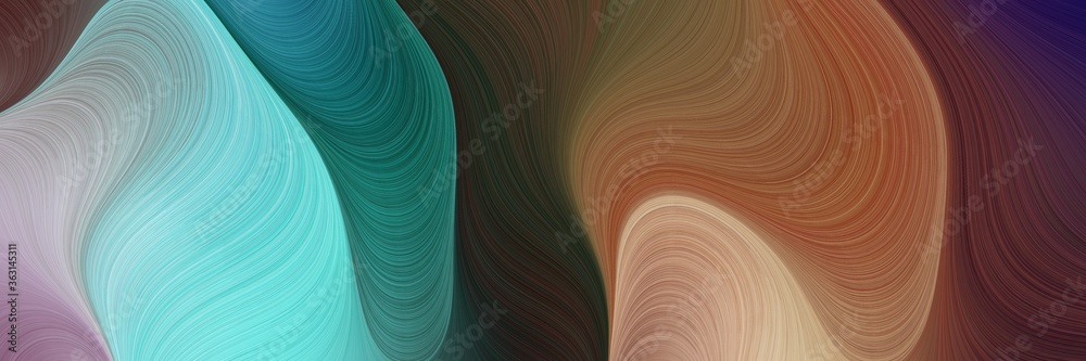 Poster abstract artistic background with lines and old mauve, sky blue and dark slate gray colors. art can 