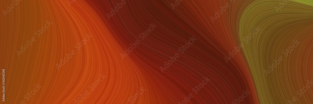 Poster abstract colorful background with lines and chocolate, coffee and saddle brown colors. can be used a