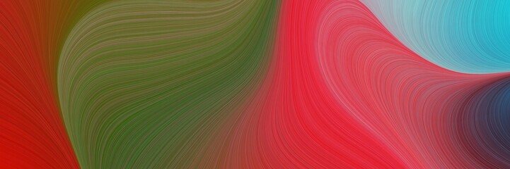 abstract artistic background with lines and brown, sea green and medium aqua marine colors. art can be used as background or texture