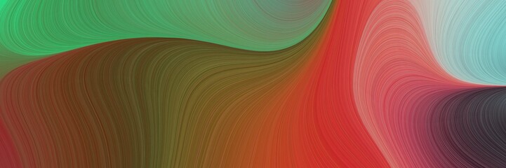 abstract artistic backdrop with lines and brown, moderate red and cadet blue colors. can be used as card, banner or header