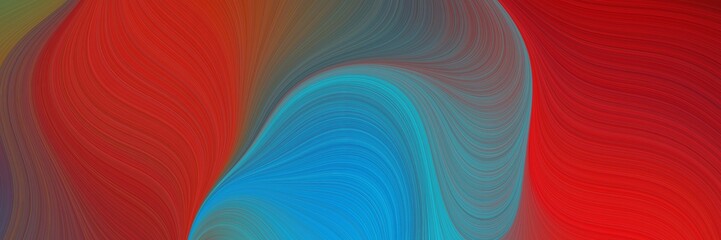 abstract colorful background graphic with lines and firebrick, light sea green and blue chill colors. can be used as poster, background or banner