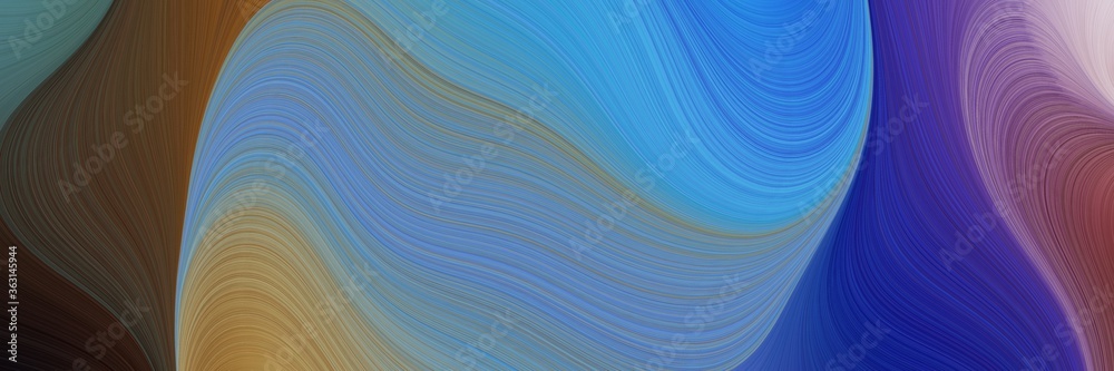 Poster abstract artistic background graphic with lines and steel blue, old mauve and dark slate blue colors