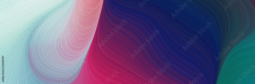 Poster abstract artistic art background graphic with lines and pastel blue, very dark violet and moderate p