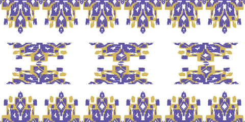 Seamless abstract pattern. Geometric embroidery. Folk ornament. Tribal aztec ethnic texture