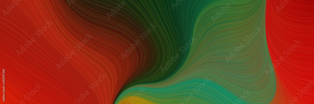 Aufkleber abstract artistic art backdrop with lines and dark olive green, strong red and dark slate gray color
