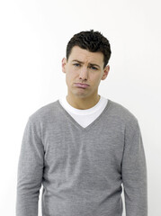 Depressed man