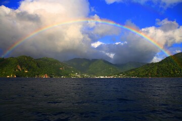 Rainbow in Soufriere