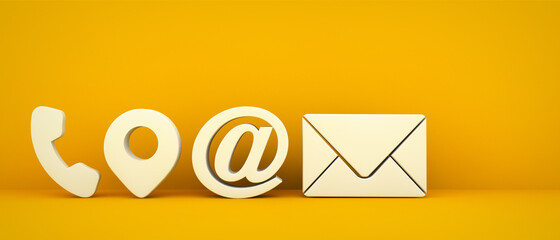 Business contact icons
