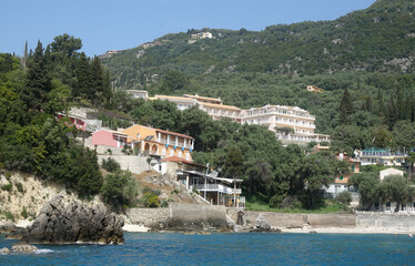 Fototapeta na wymiar Küste bei Paleokastritsa auf Korfu