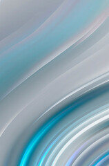 Abstract modern gray background with flowing neon bright fluid lines. Light lines, bright accent background. Acrylic fluid abstract.