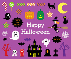 ハロウィン素材セット 〜ぷっくりバージョン〜