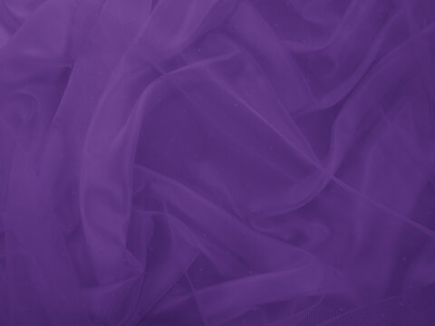 Beautiful elegant wavy violet purple satin silk luxury cloth fabric texture, abstract background design. Card or banner.
