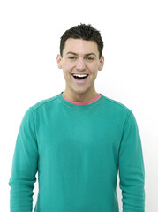 Obraz premium Happy man smiling