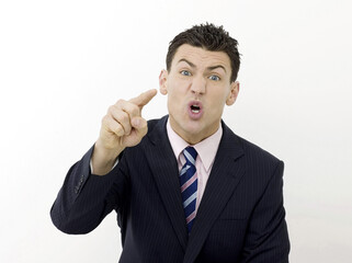 Frustrated businessman