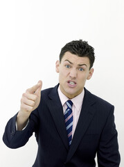 Frustrated businessman