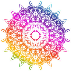 Vector Background With Mandala. Decorative Elements. Arabic, Indian, Ottoman Motifs.