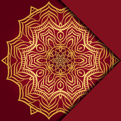 Mandala background. Vector illustration. For book cover