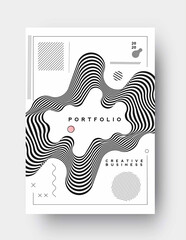 Brochure, flyer, magazine cover page & poster template, vector illustration.