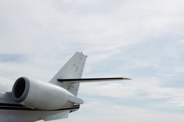 Engine of a private airplane