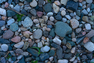 Many stones as background and texture.