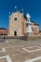 Fototapeta premium The walled town of Montagnana in Italy