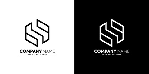 vector abstract colorful ribbon logo for company isolated, identity