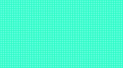 cyan color 2d geometric seamless background with light color dots or circles