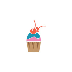 Cake sign icon vector illustration