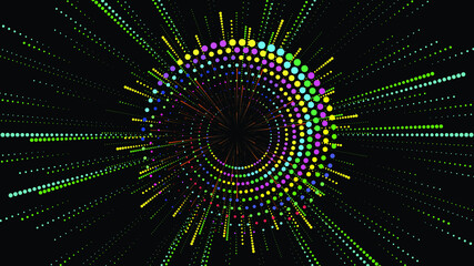 halftone dots background