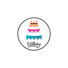 Cake sign icon vector illustration