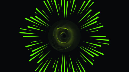 Abstract flow lines background . Fluid wavy shape .Striped linear pattern . Vector illustration