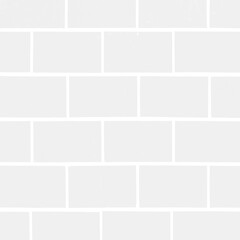 White light seamless brick tiles wall texture background square