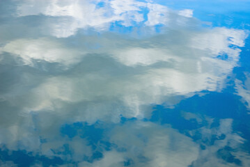 Fototapeta premium 水 反射 空 素材