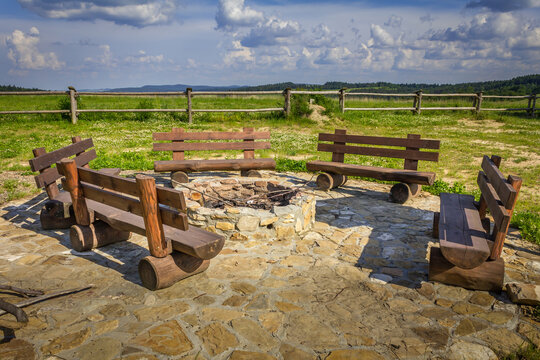 Przemyskie Foothills, around the town of Bircza. A viewpoint.