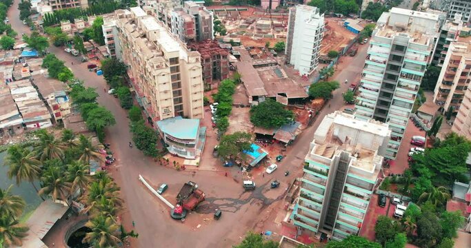 green village circule road mira road mubai thane bird eye view