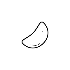 potato chip icon vector illustration