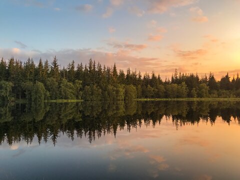Scenic View Of Lake Against Sky During Sunset © kristian tornby/EyeEm
