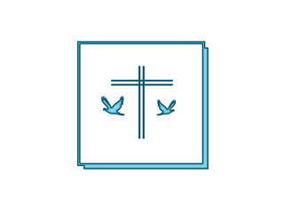 Dove and cross