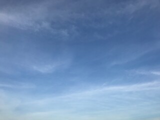 blue sky with clouds